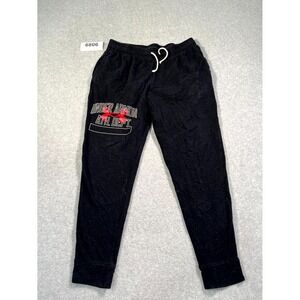 Under Armour Jogger Pants Womens XL Black Flat Front Drawstring Tapered Leg